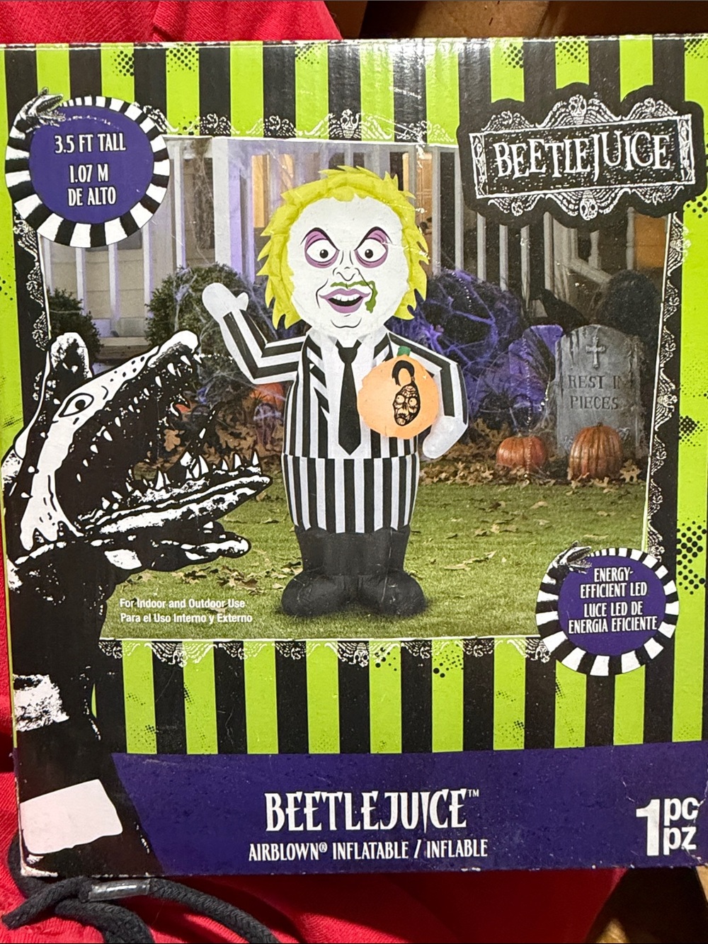 Beetlejuice Halloween Inflatable Decoration